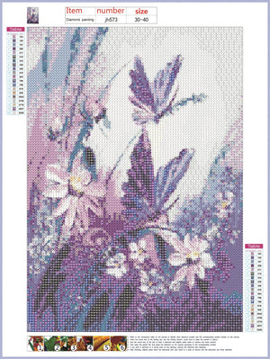 Full Diamond Painting kit - Butterfly painting