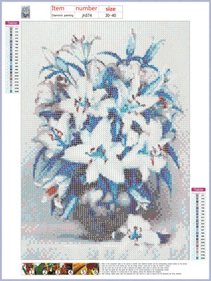 Full Diamond Painting kit - Beautiful lily