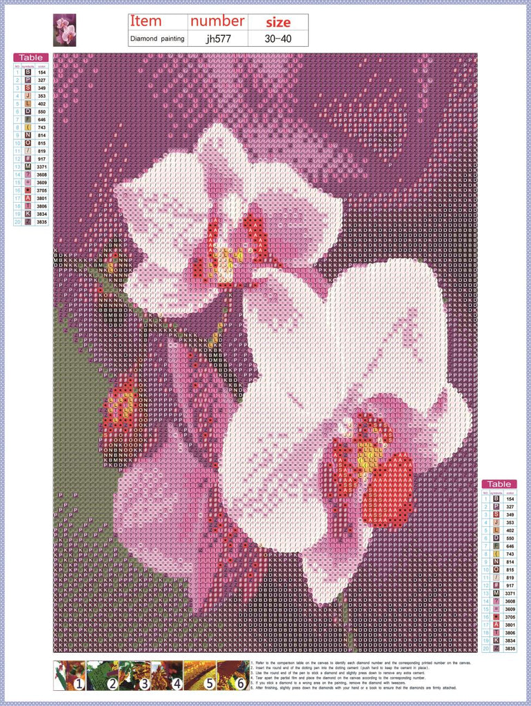 Full Diamond Painting kit - Beautiful flower