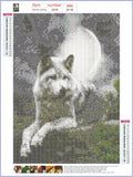 Full Diamond Painting kit - Lone wolf