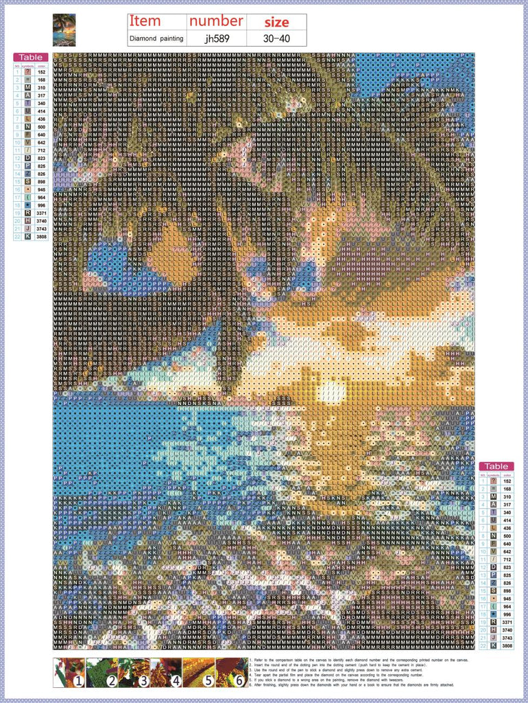 Full Diamond Painting kit - Summer sea