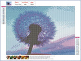 Full Diamond Painting kit - Romantic dandelion