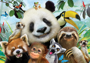 Full Diamond Painting kit - Animal world