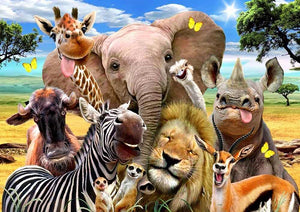 Full Diamond Painting kit - Animal world