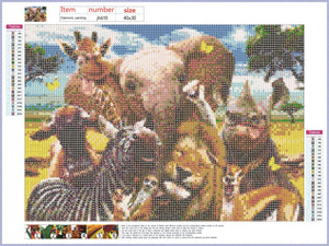 Full Diamond Painting kit - Animal world