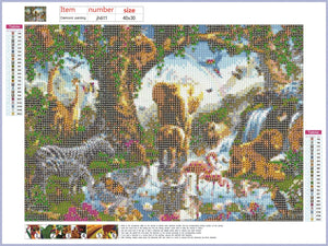 Full Diamond Painting kit - Animal world
