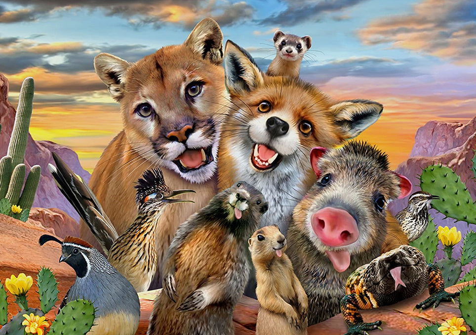 Full Diamond Painting kit - Animal world