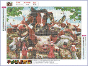 Full Diamond Painting kit - Animal world