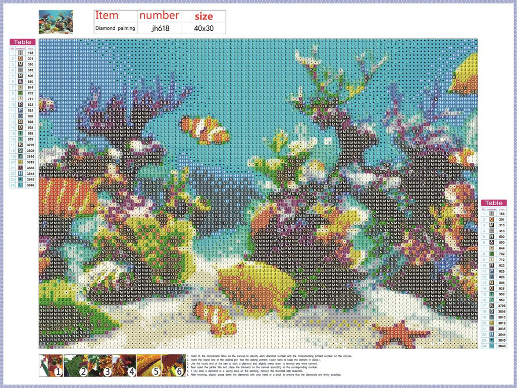 Full Diamond Painting kit - Underwater World