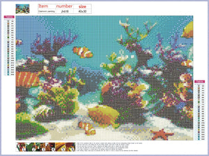 Full Diamond Painting kit - Underwater World