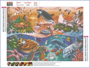 Full Diamond Painting kit - Underwater world