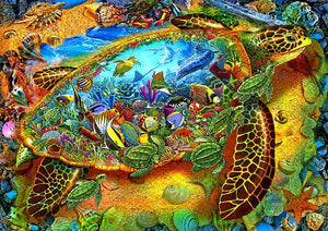 Full Diamond Painting kit - Underwater world sea turtle