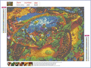 Full Diamond Painting kit - Underwater world sea turtle