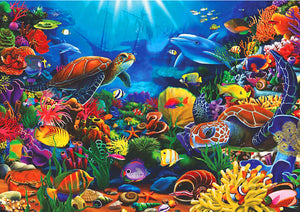 Full Diamond Painting kit - Underwater world sea turtle