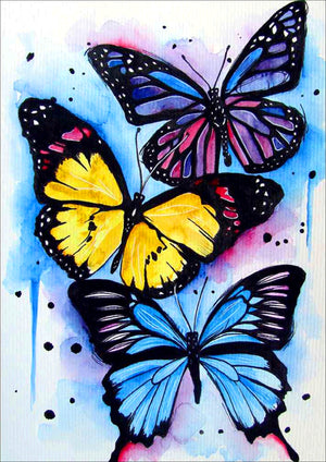 Full Diamond Painting kit - Beautiful butterfly