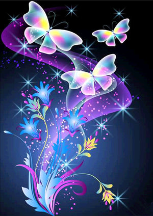 Full Diamond Painting kit - Beautiful butterfly