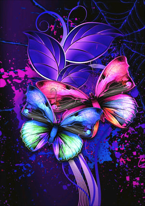 Full Diamond Painting kit - Beautiful butterfly