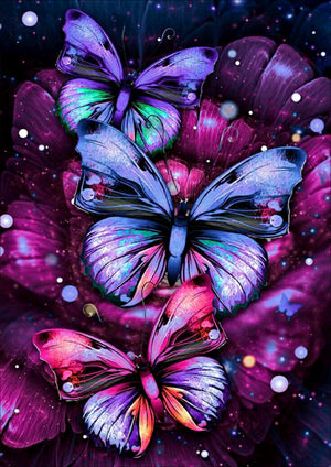 Full Diamond Painting kit - Beautiful butterfly