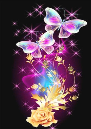 Full Diamond Painting kit - Beautiful butterfly