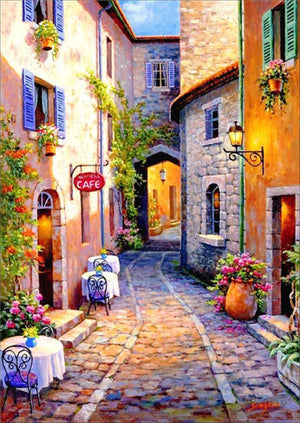 Full Diamond Painting kit - Nice street