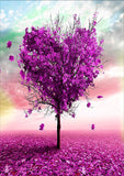 Full Diamond Painting kit - Heart tree