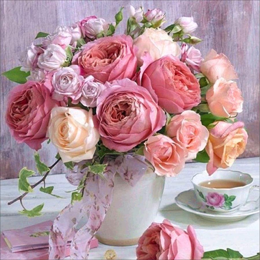 Full Diamond Painting kit - Beautiful roses