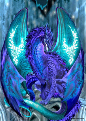 Full Diamond Painting kit - Violent dragon
