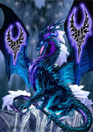 Full Diamond Painting kit - Violent dragon