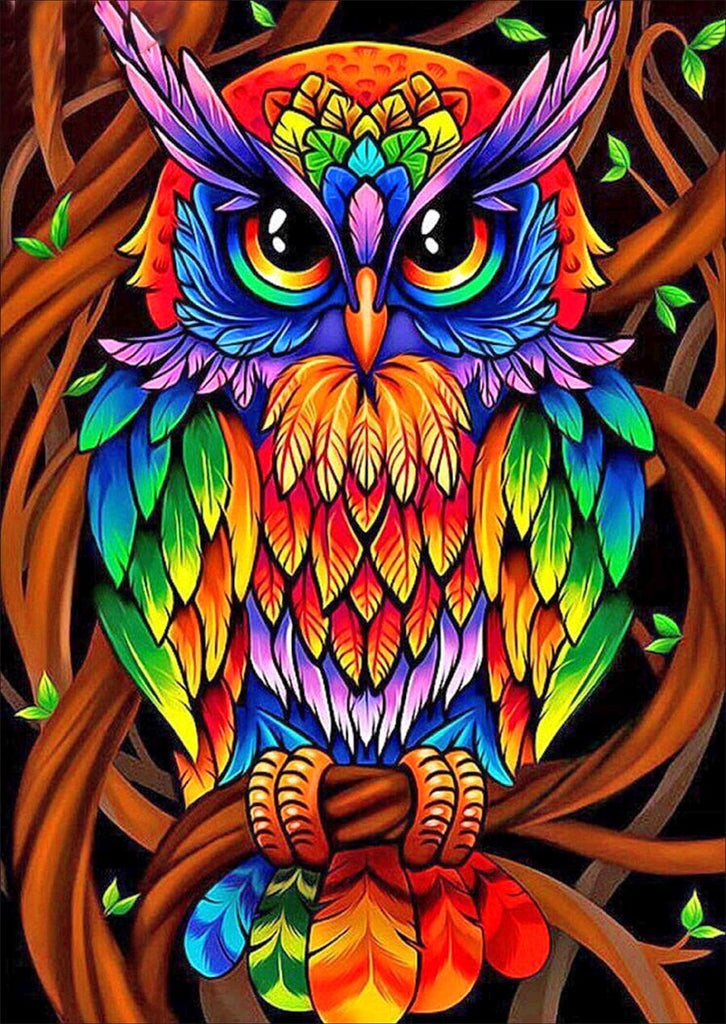 Full Diamond Painting kit - Owl