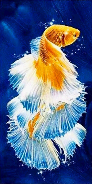 Full Diamond Painting kit - Cute goldfish