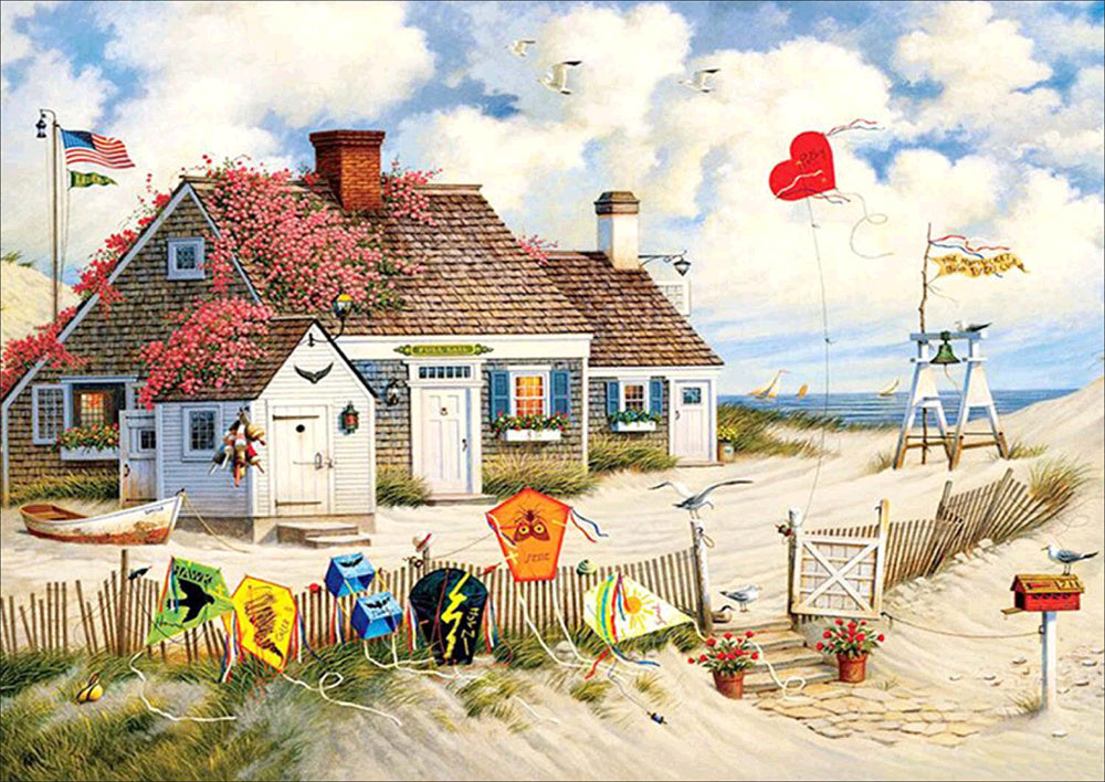 Full Diamond Painting kit - Beach house