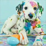 Full Diamond Painting kit - Color dog