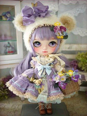 Full Diamond Painting kit - Cute doll