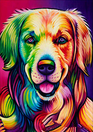 Full Diamond Painting kit - Color dog