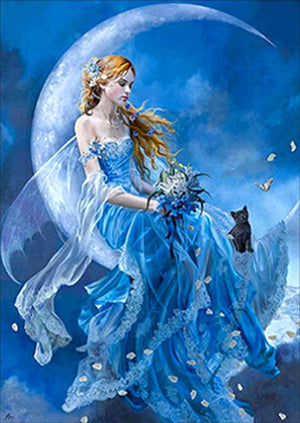 Full Diamond Painting kit - Moon Elf