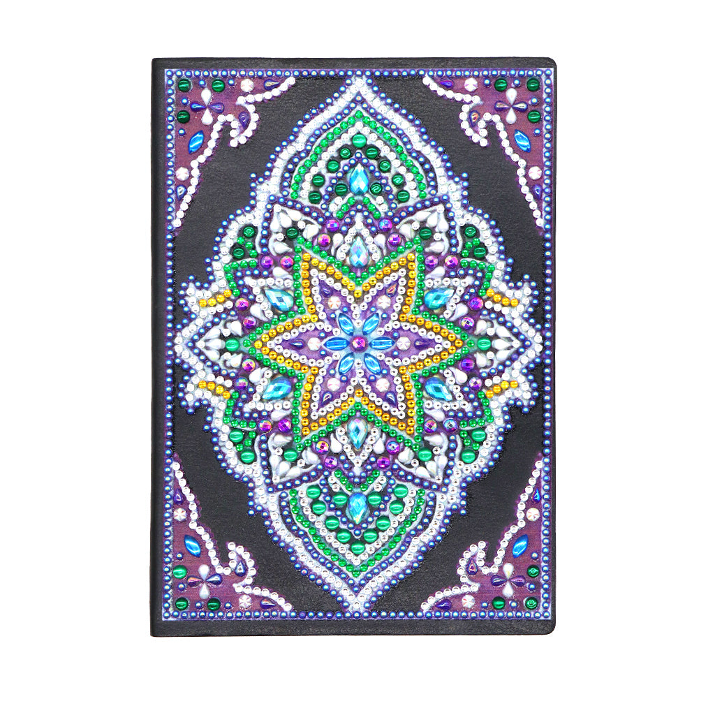 DIY Diamond Painting Notebook - Mandala (No lines)