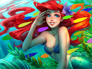 Full Diamond Painting kit - Ariel