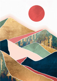 Full Diamond Painting kit - Abstract landscape