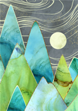 Full Diamond Painting kit - Abstract landscape