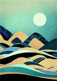 Full Diamond Painting kit - Abstract landscape