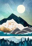 Full Diamond Painting kit - Abstract landscape
