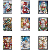 DIY Diamond Painting Christmas Theme Notebook Kit, Diamond Cover Blank Page, 5D Crystal Water Diamond Art, Perfect Gift for Friends and Family