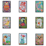 Diamond Painting Notebook Kit, 5D DIY Diamond Art Painting Special Shape Crystal Artificial Diamond Partial Mosaic Crafts Notebook Kit