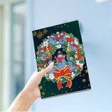 Diamond Painting Notebook Kit, DIY Diamond Art Painting Special Shape Crystal Diamond Partial Mosaic Crafts Notebook Kit