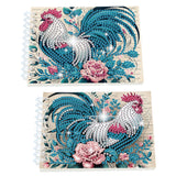 2 Pack DIY Diamond Painting Spiral Mini Sketchbook Kit, Portable Special Shaped Diamond Art Diamond Painting Notebook Kit for Adults