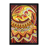 DIY 5D Special Shape Diamond Painting Notebook Kit, Blank Pages, Ideal Choice for DIY Art and Handicraft Enthusiasts, Perfect Gift for Friends and Family