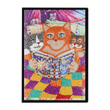 Diamond Painting Notebook Kit, 5D DIY Diamond Art Painting Special Shape Crystal Artificial Diamond Partial Mosaic Crafts Notebook Kit