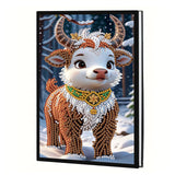 Diamond Painting Notebook Kit  for Adults, DIY Diamond Dots Art Notebooks SketchBooks, Journals for Home office Creative Gift