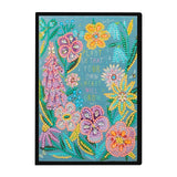 Diamond Painting Notebook Kit, 5D DIY Diamond Art Painting Special Shape Crystal Artificial Diamond Partial Mosaic Crafts Notebook Kit