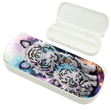 1Pc DIY Diamond Painting Stationery Box Kit Exquisite Patterns, 5D Round and Special Shaped Crystal Diamond Art Pencil Box, Perfect Handmade Gift